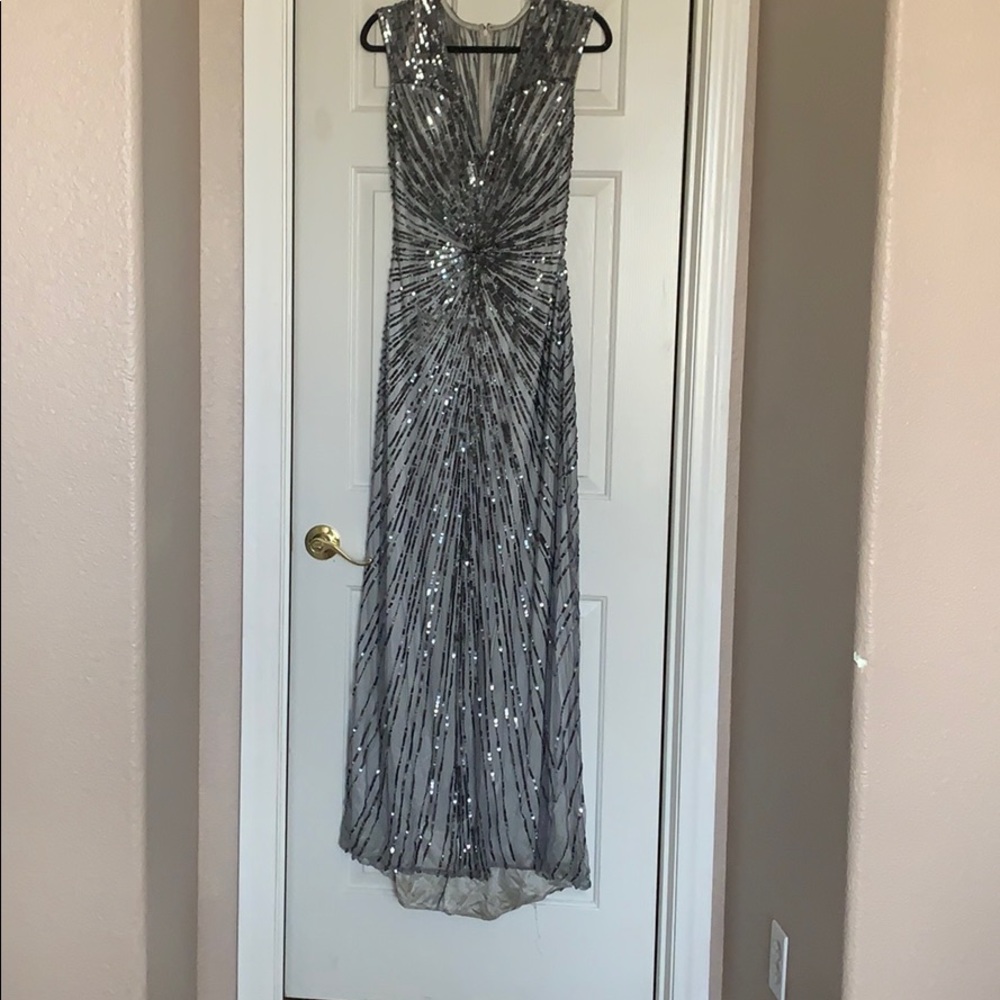 Mac Duggal sequin formal gown